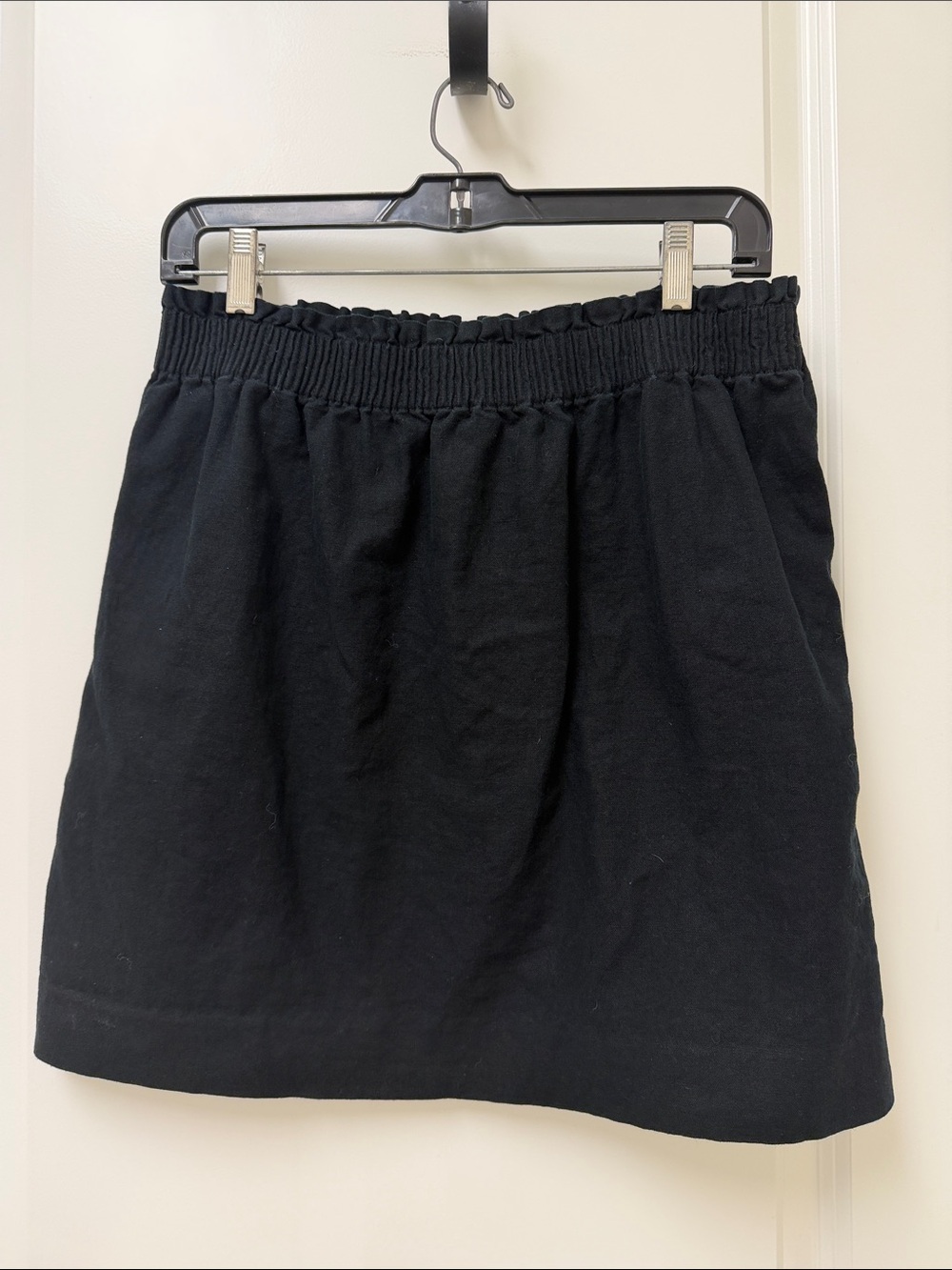 J. Crew Factory Black Paperbag Skirt
